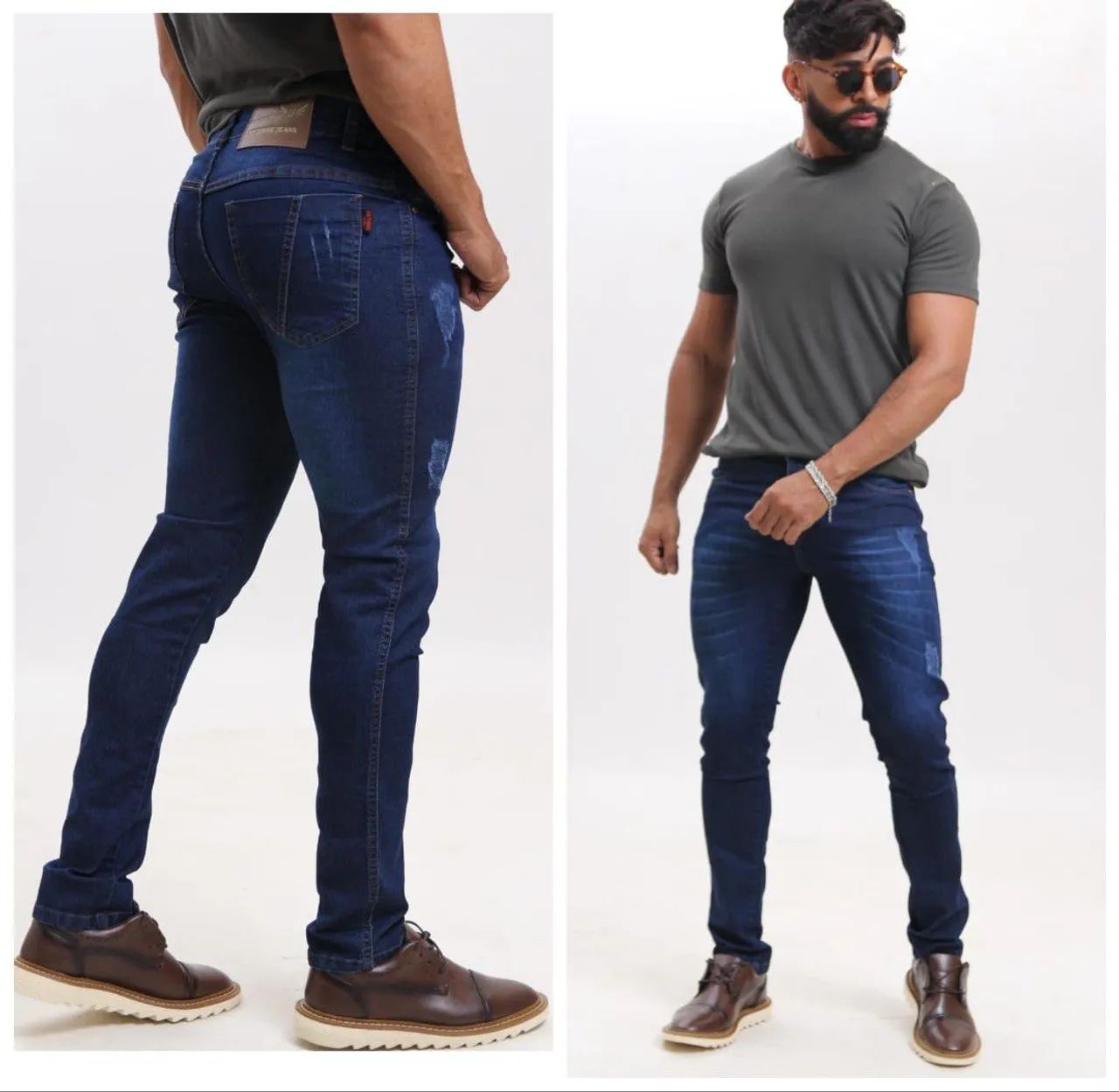 Calça jeans masculina  - Foto 4