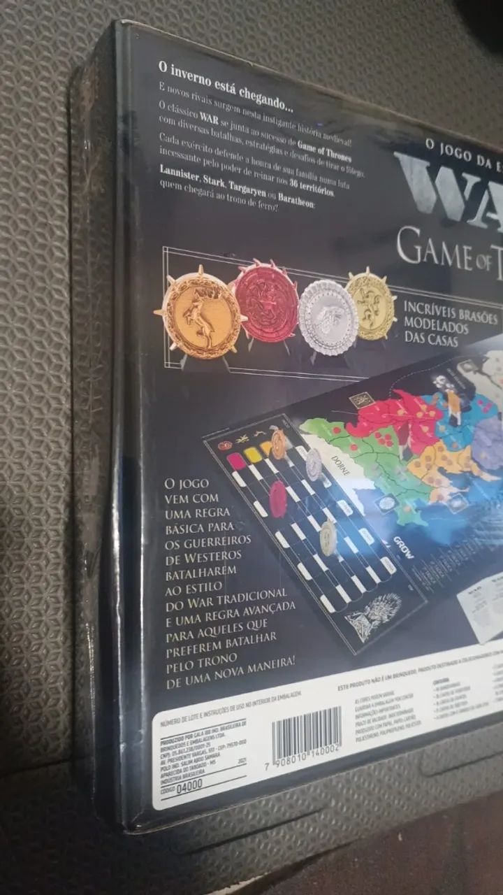 Jogo de Tabuleiro War Game of Thrones Board Game temático GoT - Foto 3