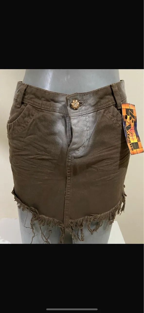 Saia jeans 