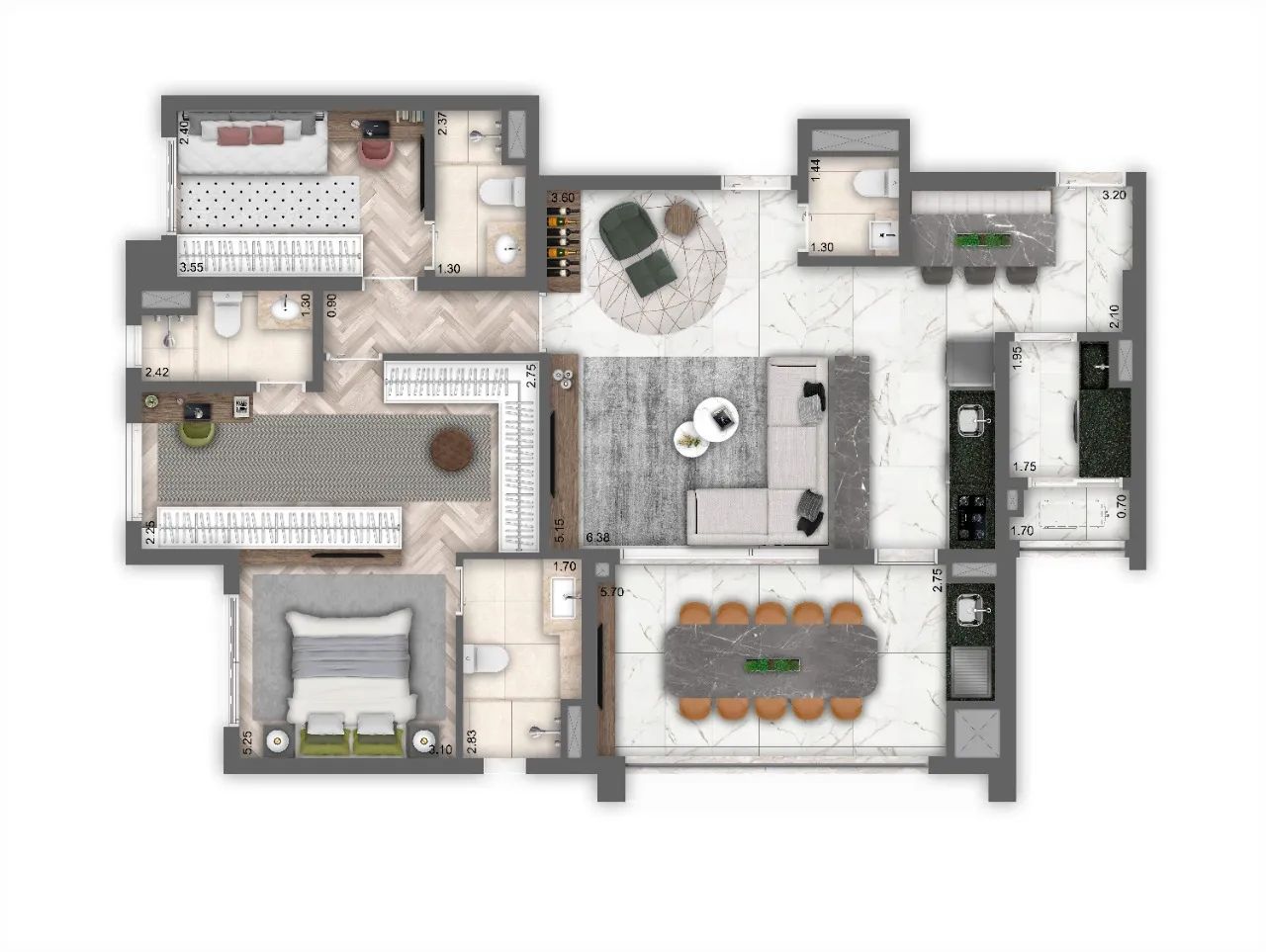 LIVING HAUS NOVA CAMPINAS - Foto 13