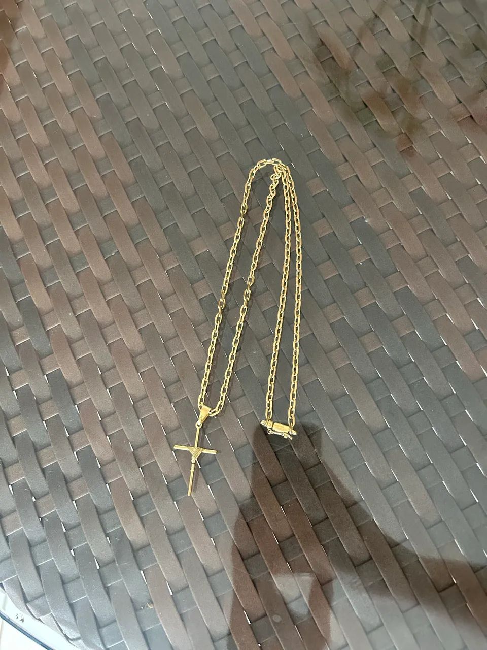 Corrente banhada a ouro 65cm - Foto 3