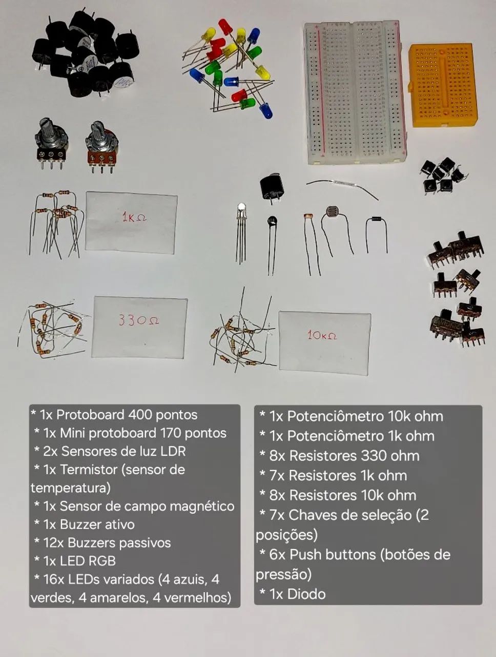Kit Arduino + ESP8266 Microcontroladores componentes completo - Foto 3