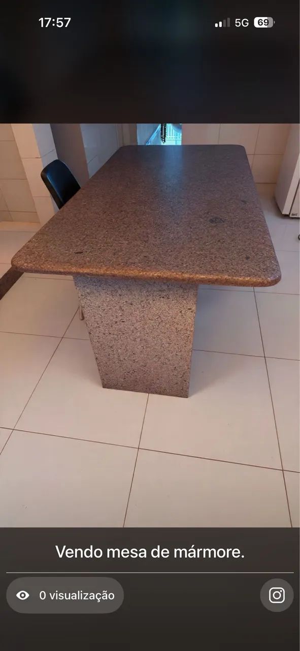 ? Mesa de Mármore Sofisticação! - Foto 2