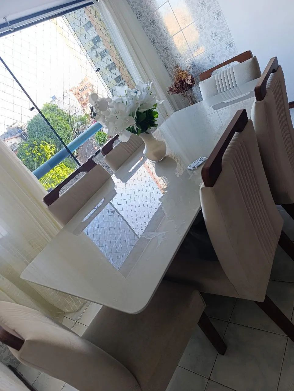 Mesa jantar 6 cadeiras 