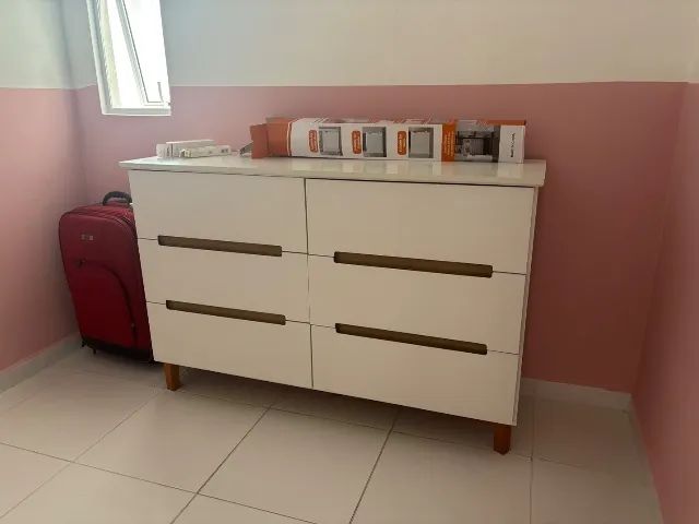 Cômoda 6 gavetas 