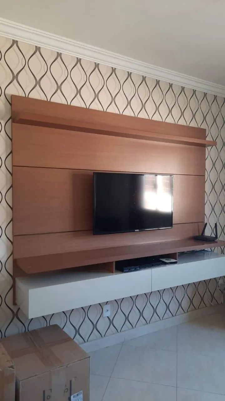 Rack com painel para TV