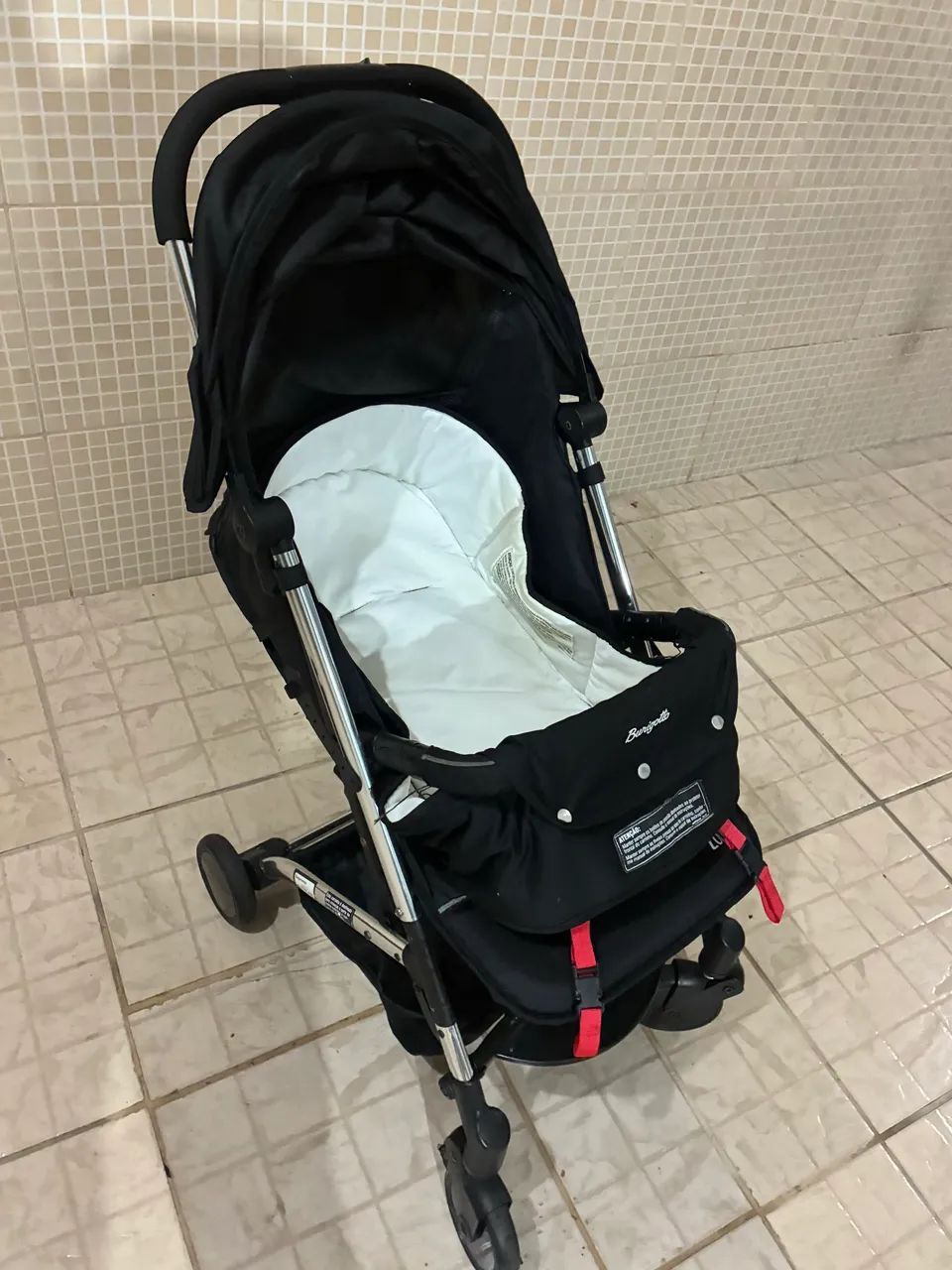 Carrinho Bebê Conforto Ninho Moisés Burigotto e Espelho - Foto 3