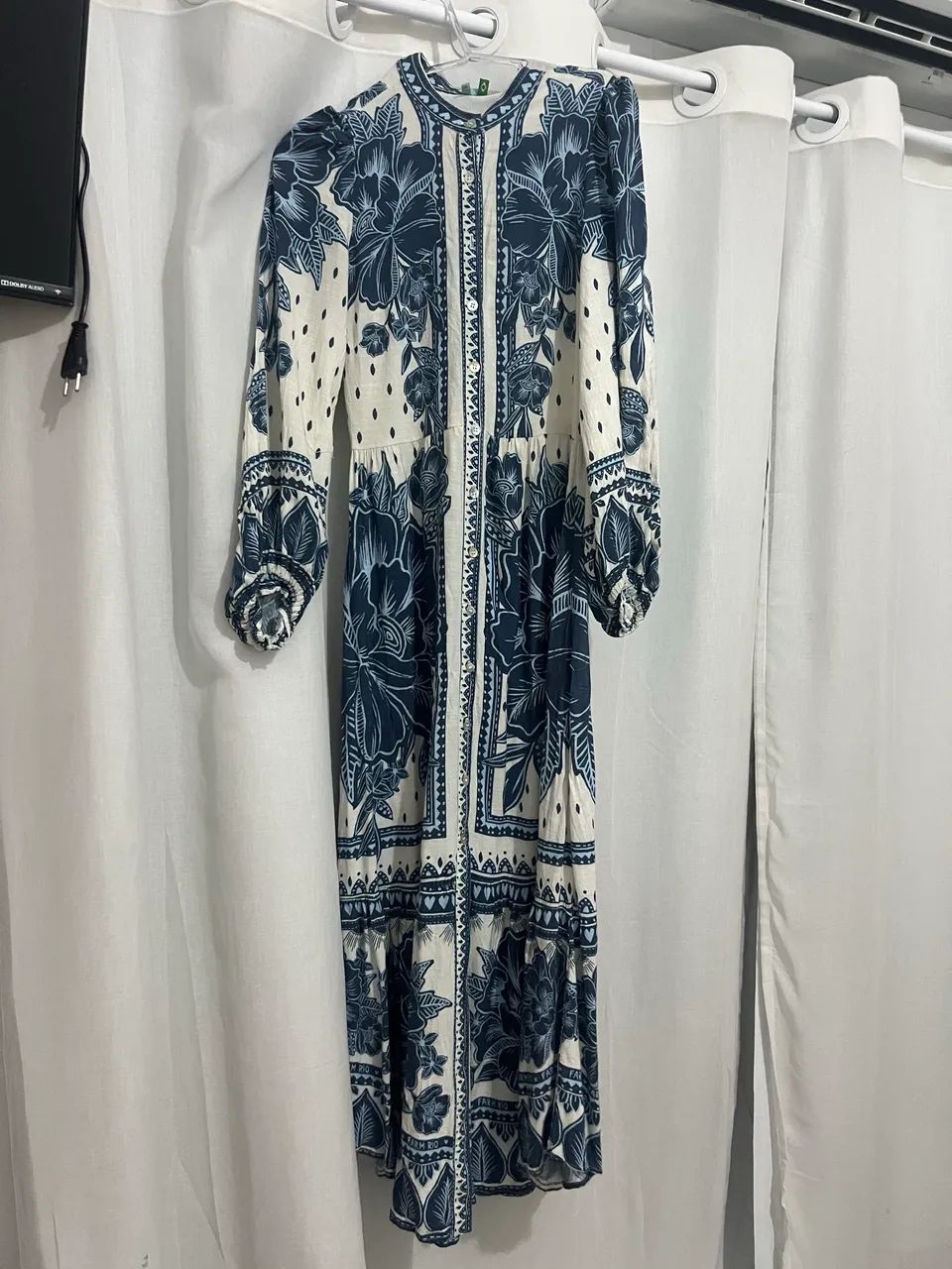 Vestido Farm Azul - PP