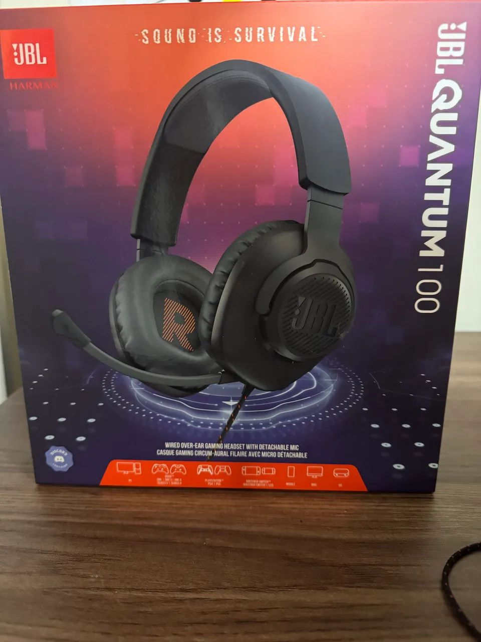 Fone De Ouvido Headset Jbl Quantum 100