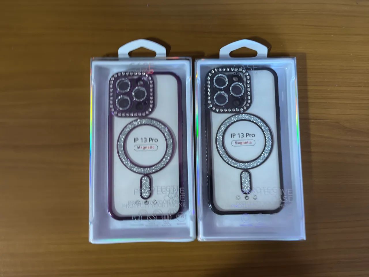 Capinha MagSafe Strass com Brilho iPhone 13 Pro