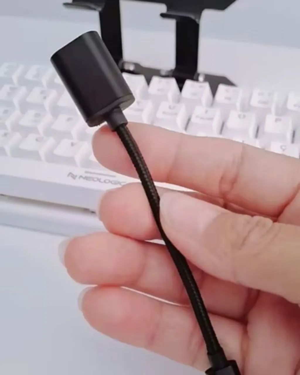 Cabo OTG USB Tipo-C - Conecte Pendrive, Teclado e Mouse no Celular com Facilidade - Foto 4