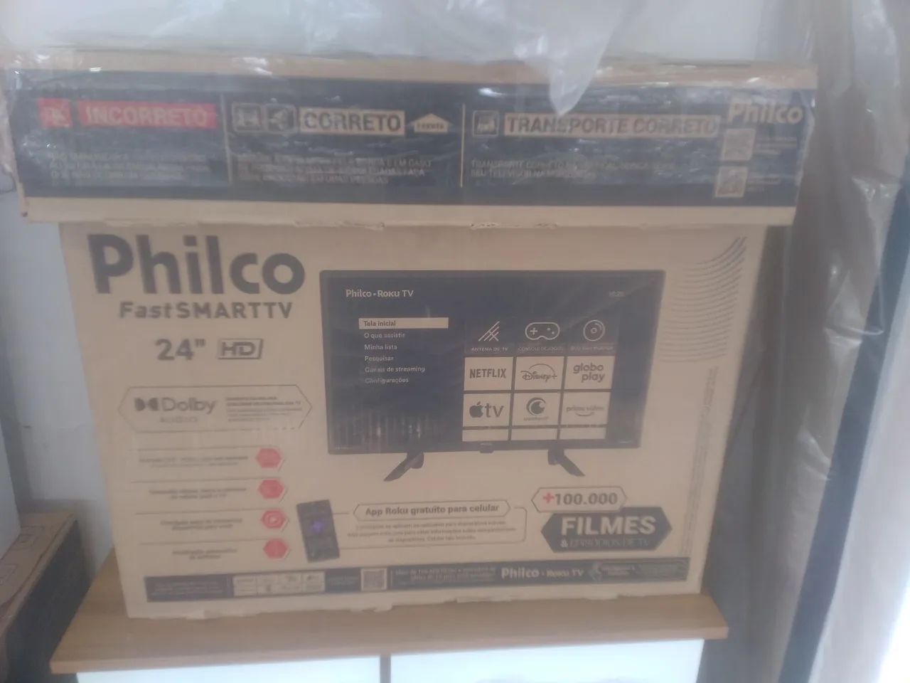Smart TV philco 24 polegadas 