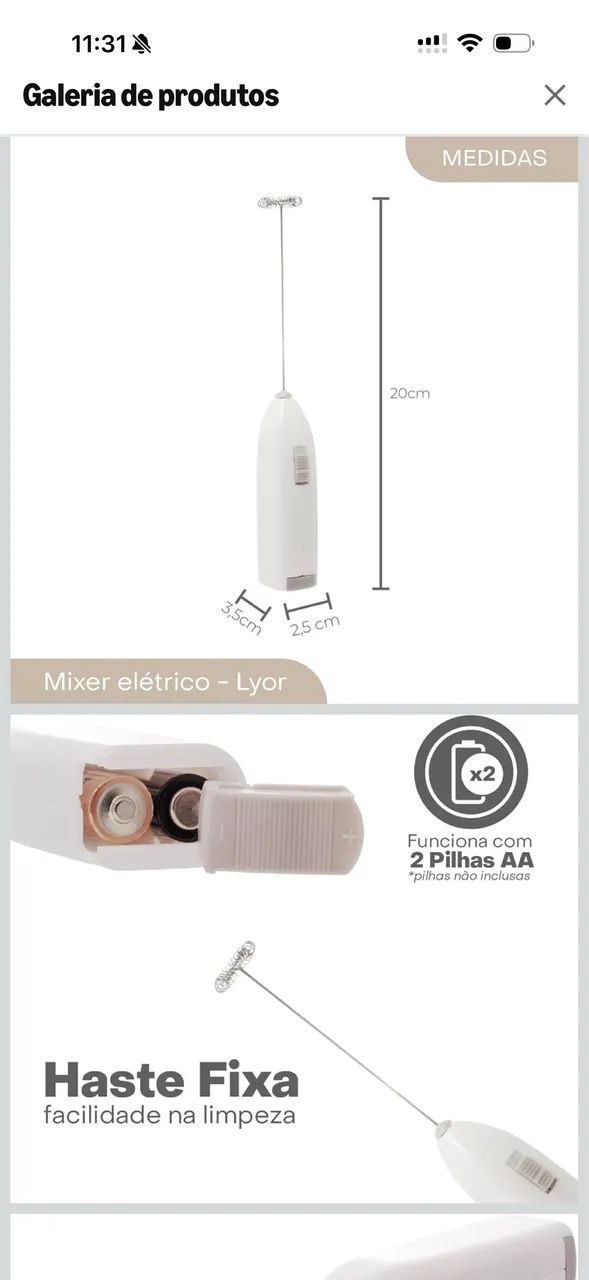 200 mini mixer elétrico LYOR
