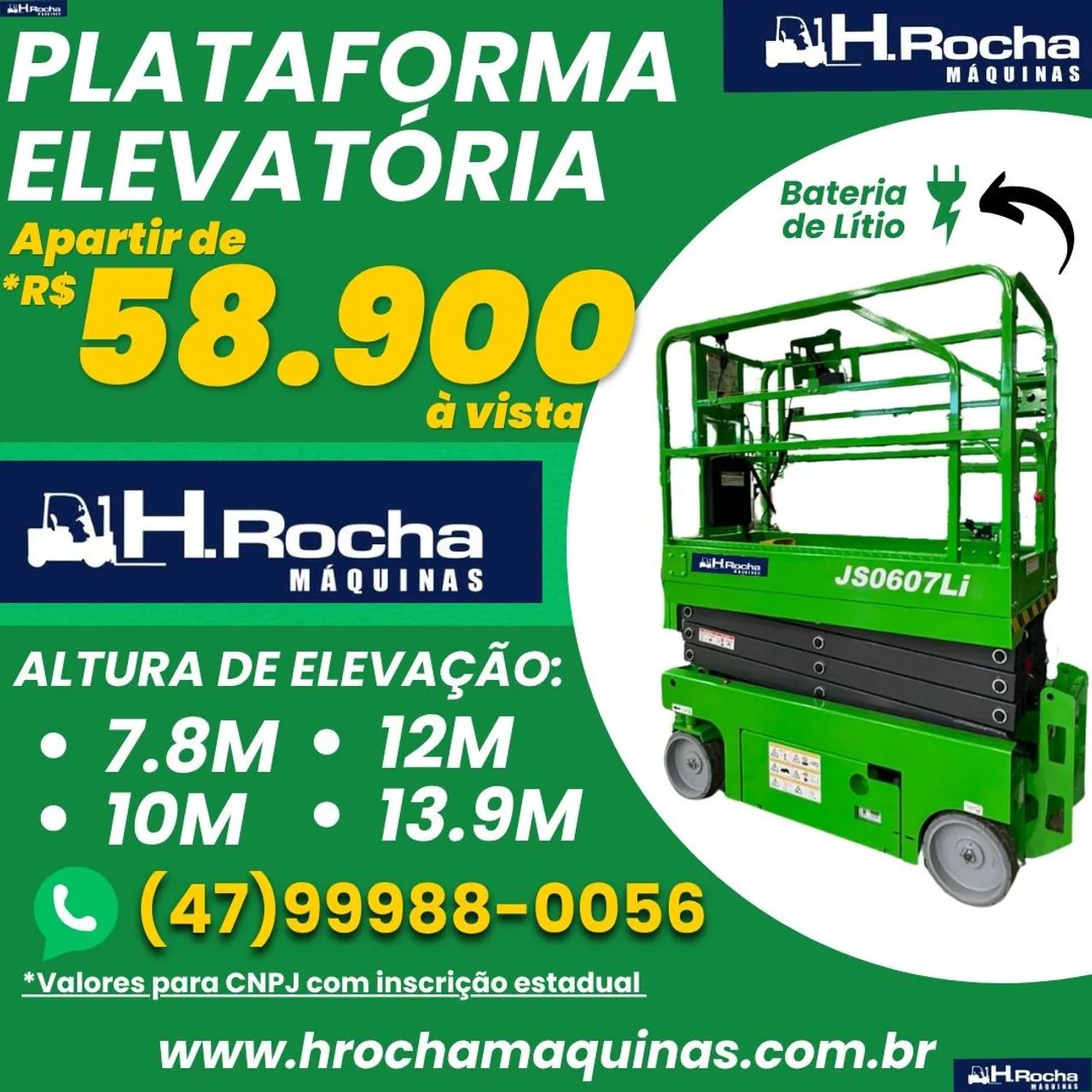 Plataforma Elevatória Nova 