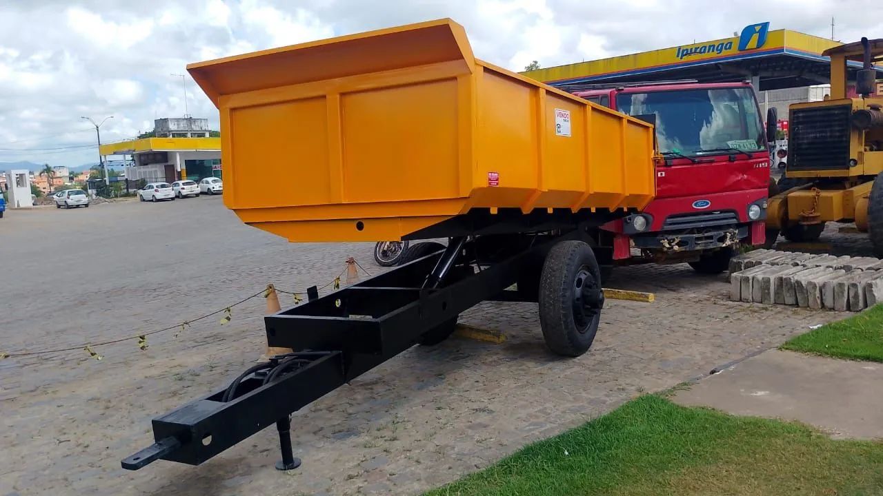 Carroça Basculante p Trator - Foto 5