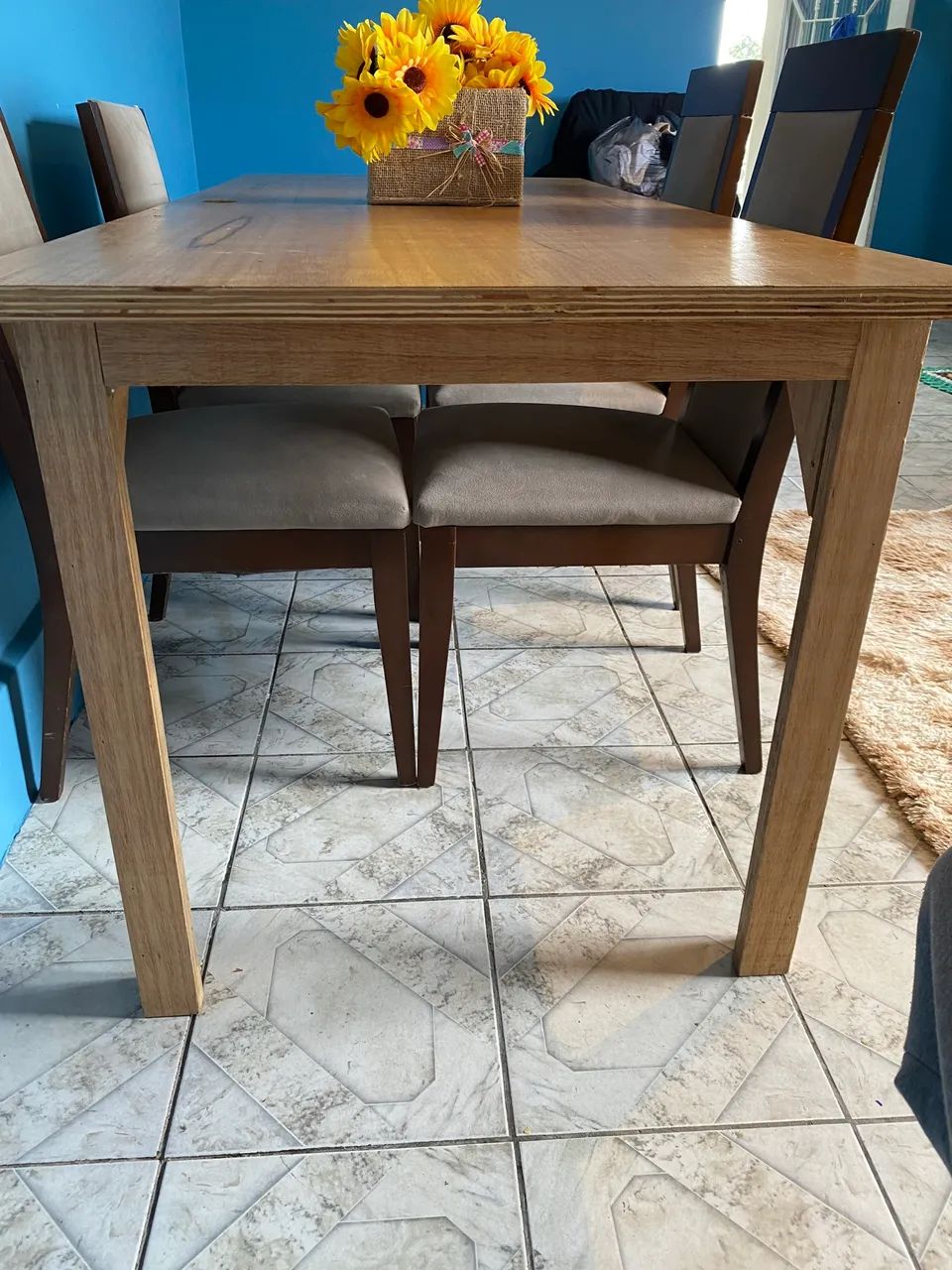 Mesa de jantar de 6 lugares ou para escritório. - Foto 4