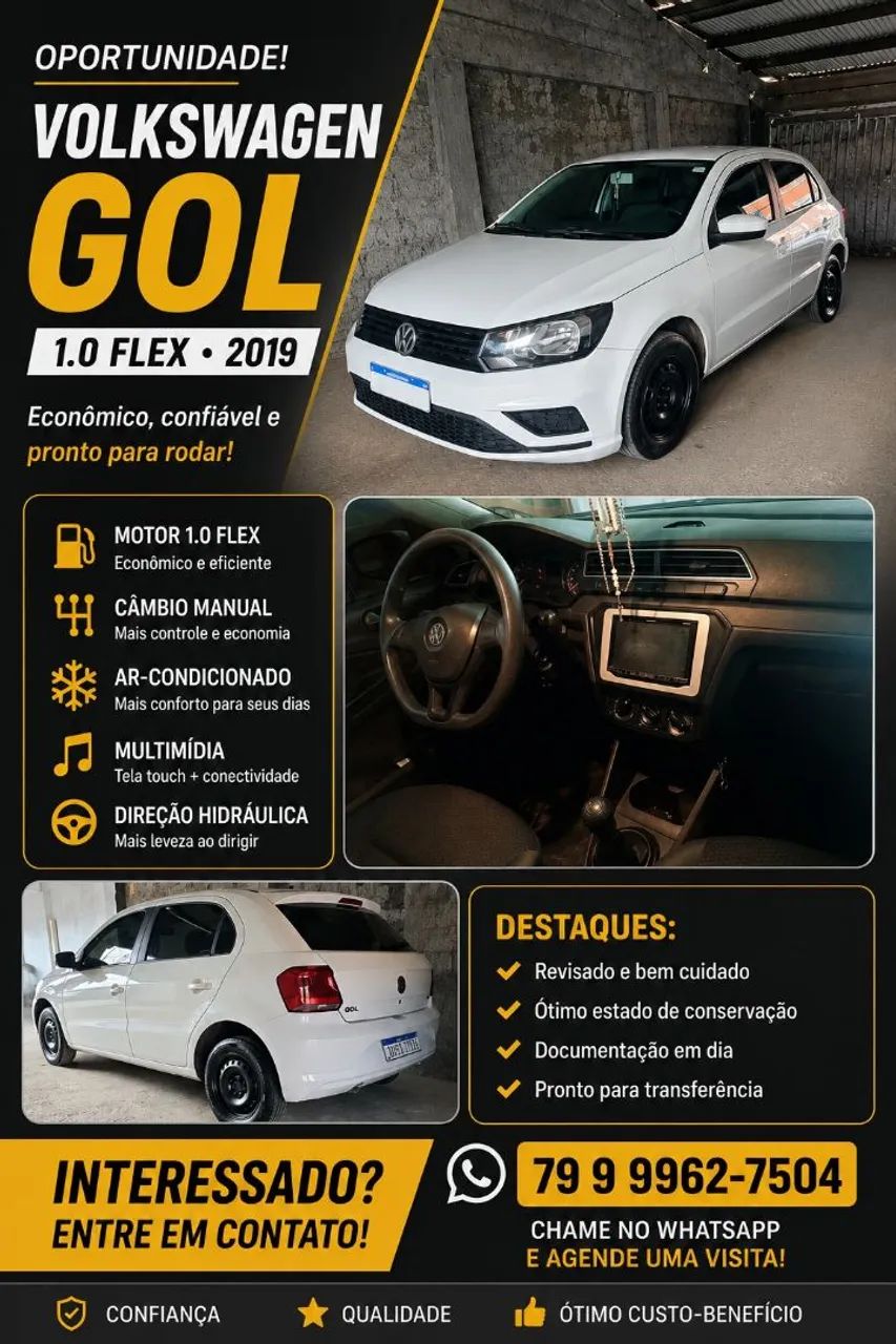 Volkswagen Gol GOL 1.0 FLEX 12V 5P 2019