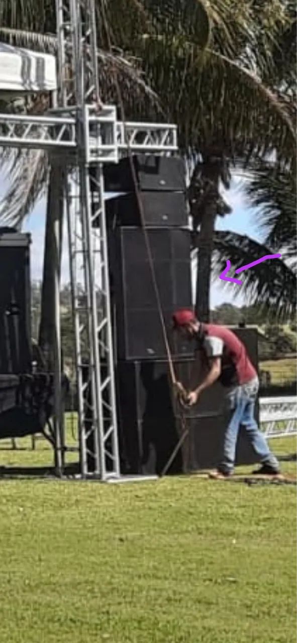 Caixa wgk side, som muito pressão sonora, falantes Oversound Titanium 7653 toppp - Foto 2