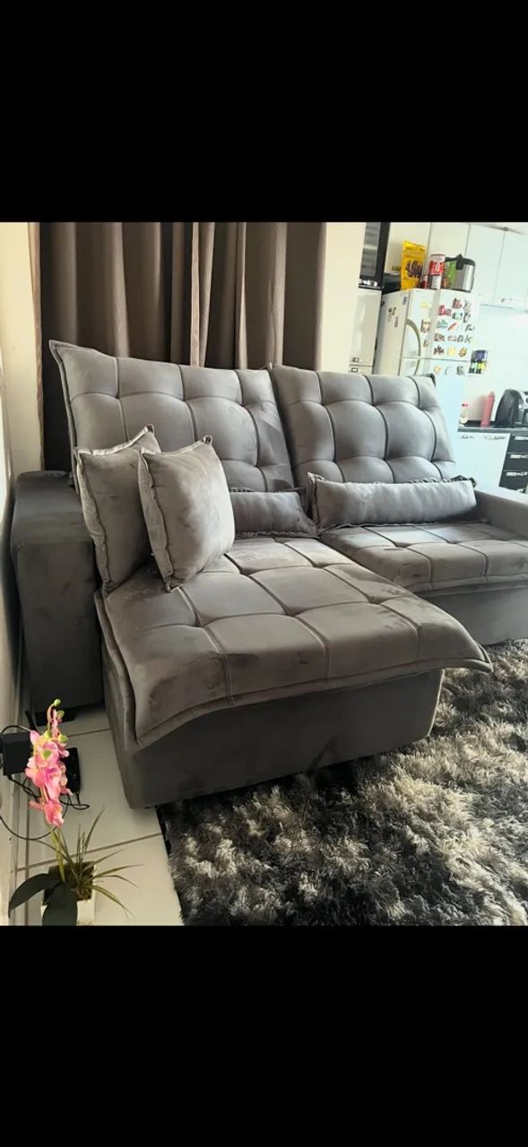 Sofá retrátil novo - Foto 3
