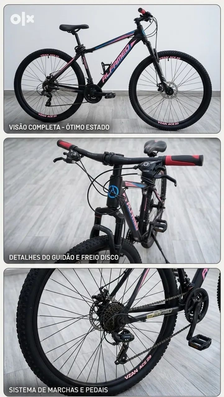 Bicicleta Aro 29 freio a disco