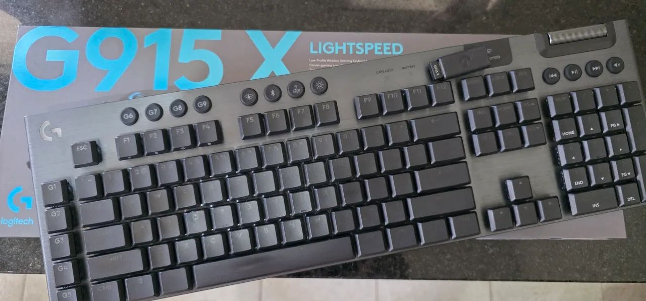 Teclado sem fio Logitech G915X LightSpeed (Profissional)  - Foto 3