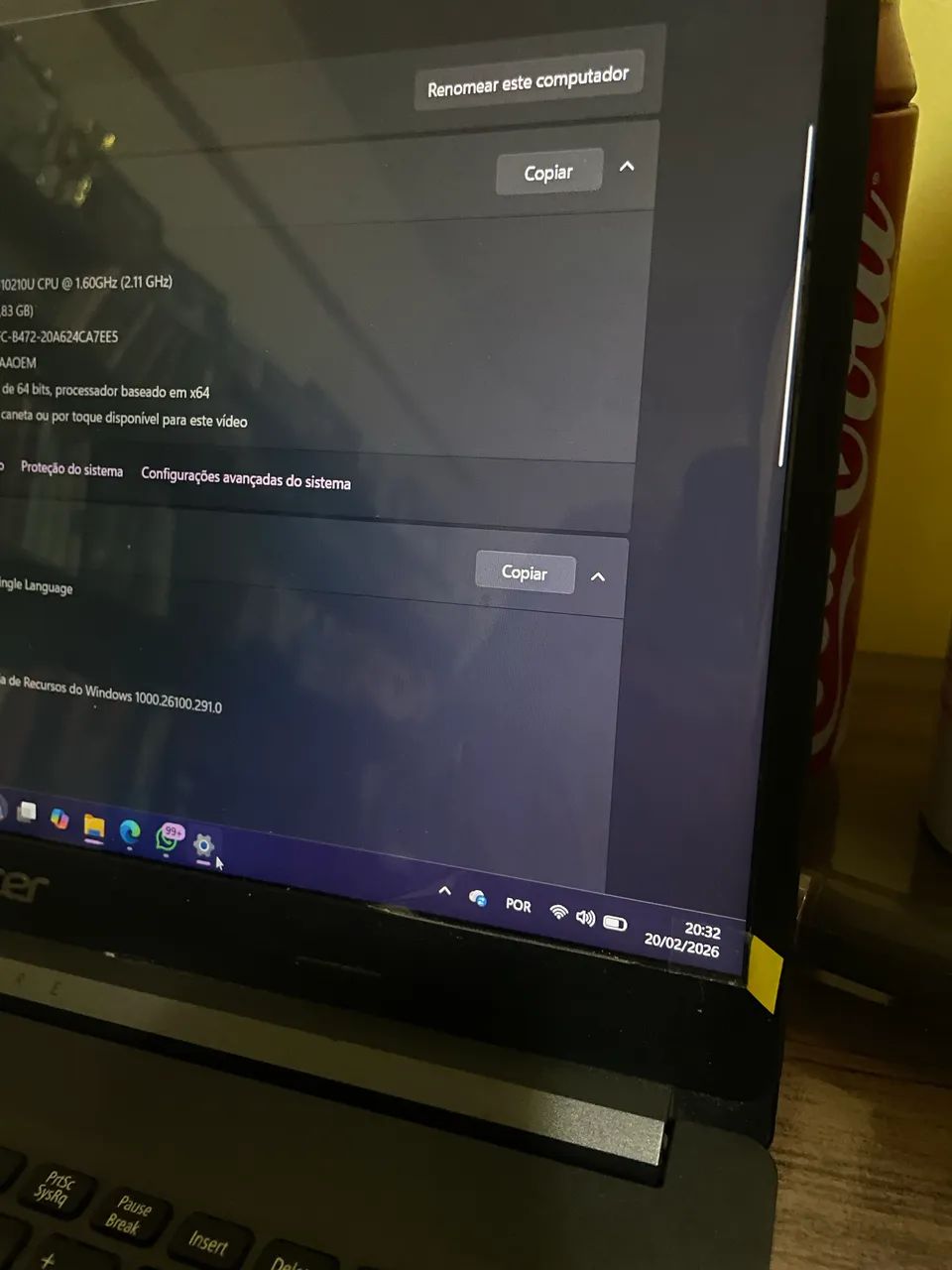 Notebook Acer Aspire 5 Premium - i5 10ª Geração + 8GB RAM + SSD - Foto 4