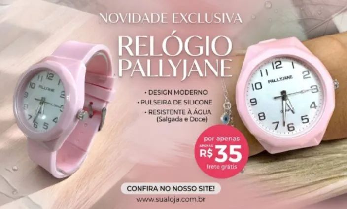 Relógio Polyjane feminino 