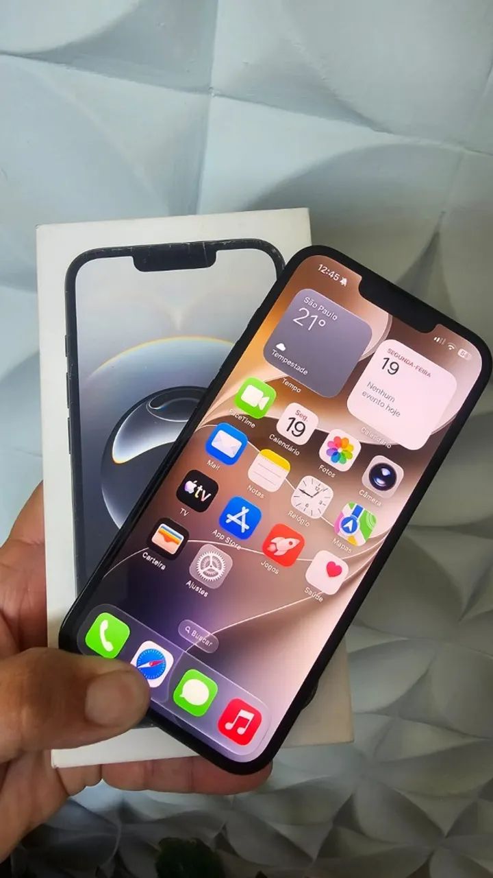 iPhone 16e 128gb na caixa com nota