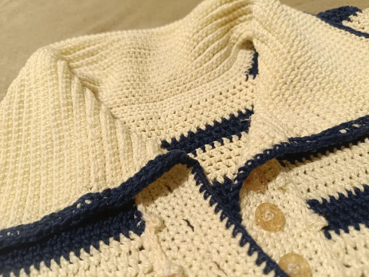Camisa polo de crochê  - Foto 2