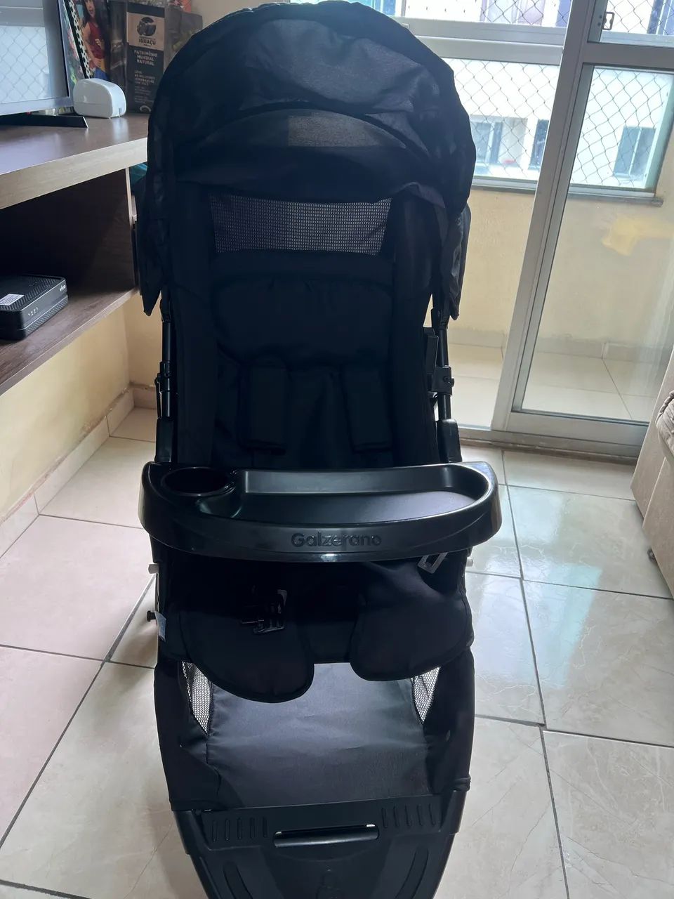 Carrinho de bebê Galzerano 3 rodas - Foto 3