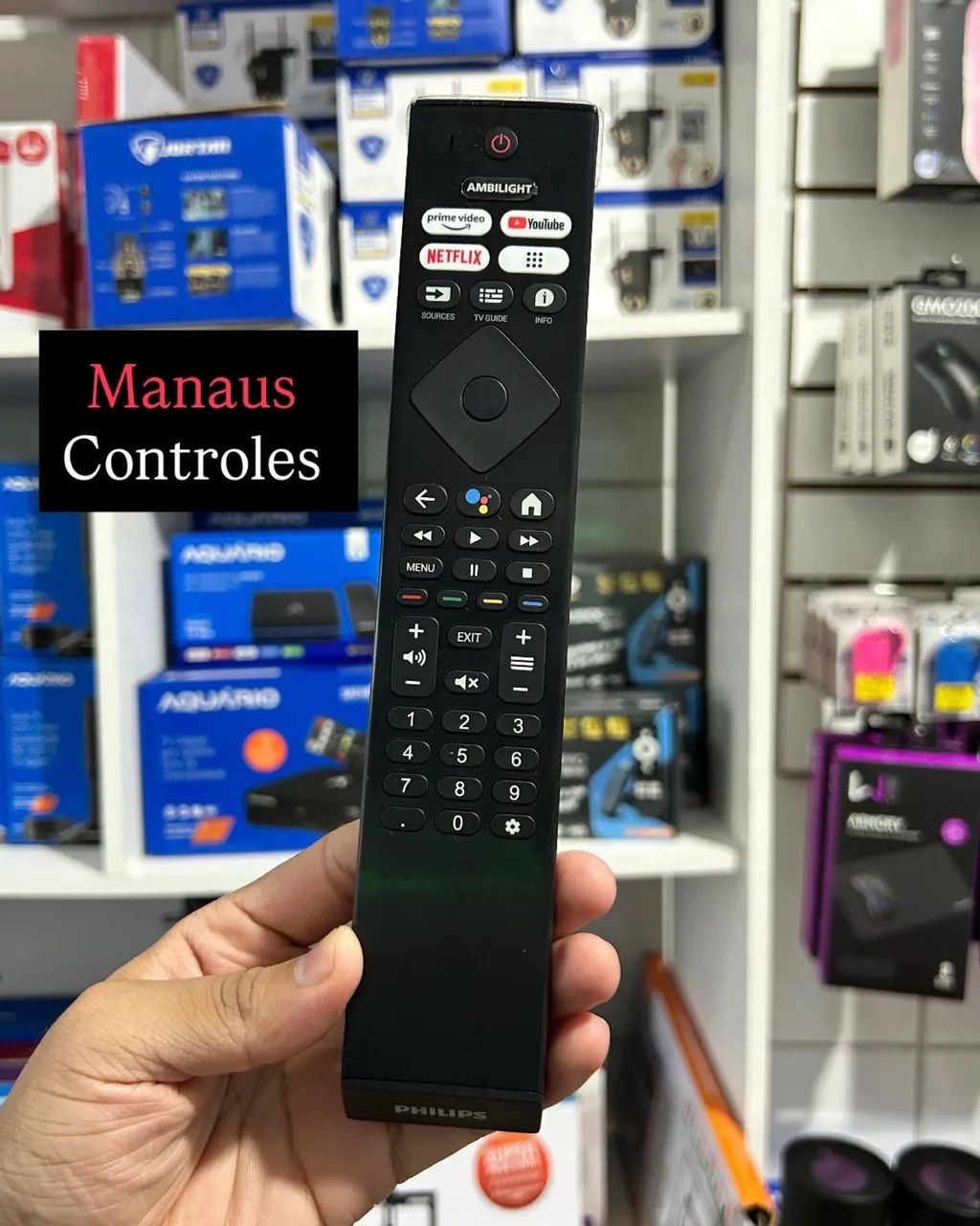 Controle Philips Android com função Ambilight - Promoção 