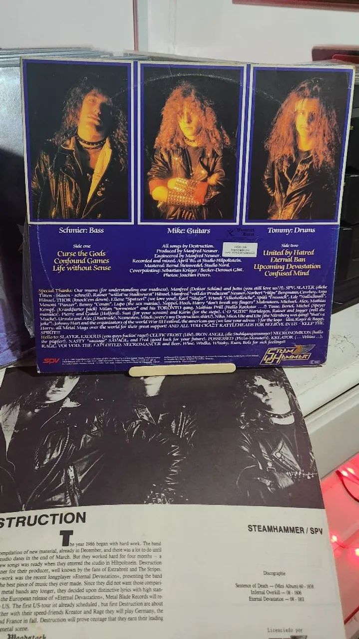 Disco vinil Destruction Eternal Devastation lp - Foto 2