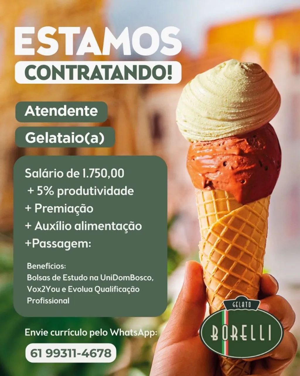 Vaga de Atendimento