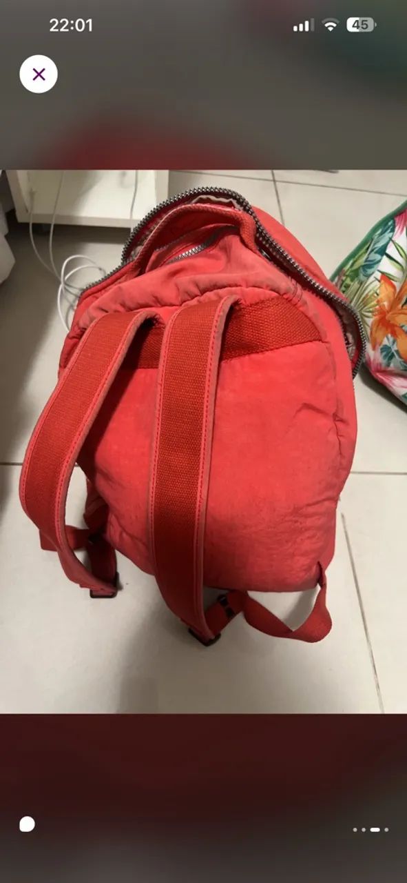 Mochila Kipling rosa - Foto 2