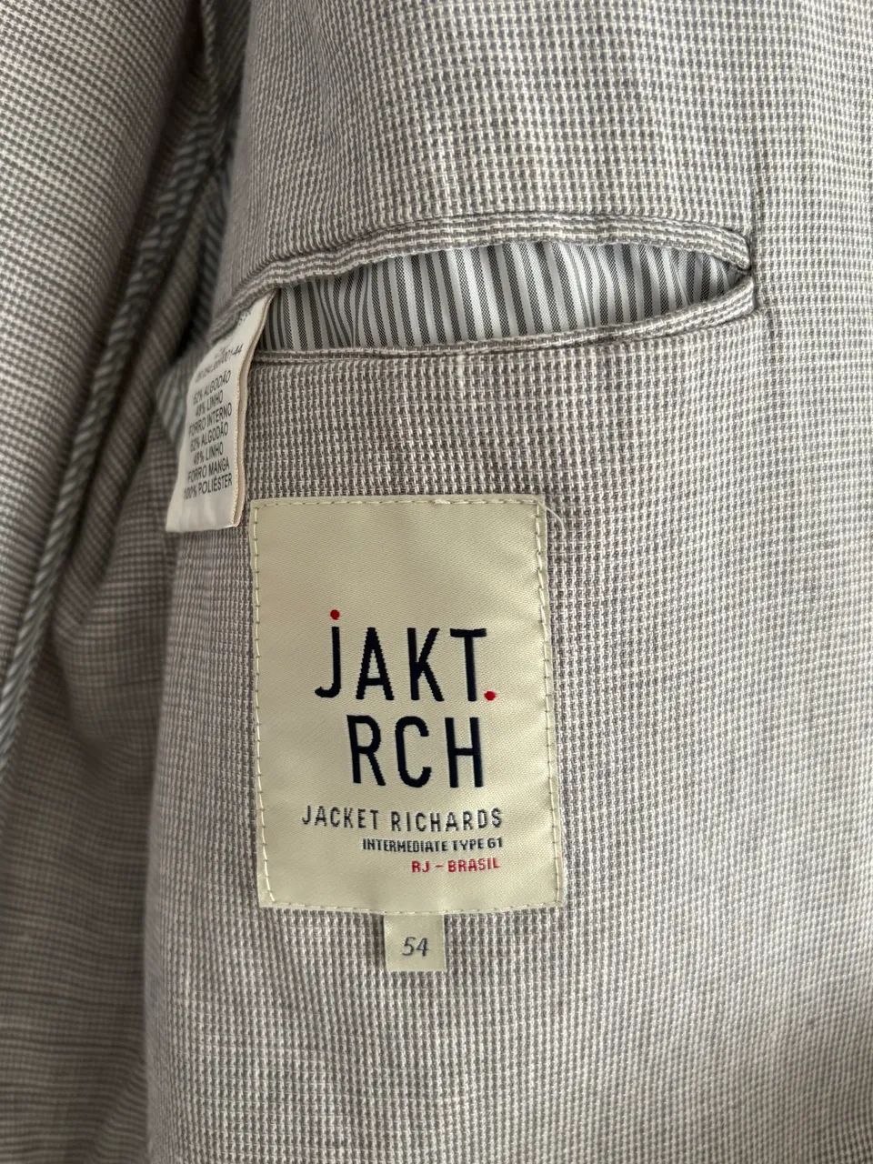Blazer de linho Richards tam 54 - Foto 2