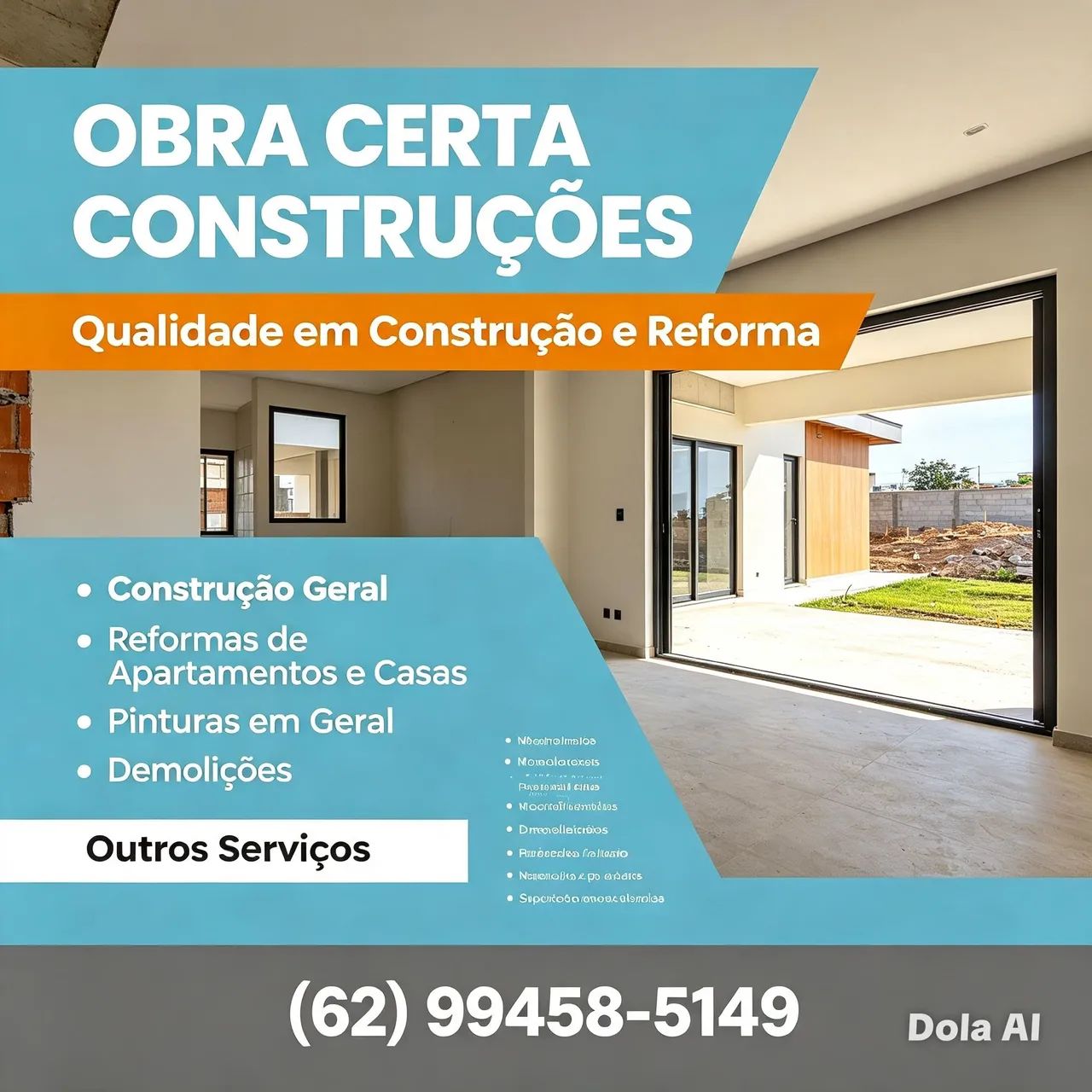 Fazemos qualquer fazer da sua obra 