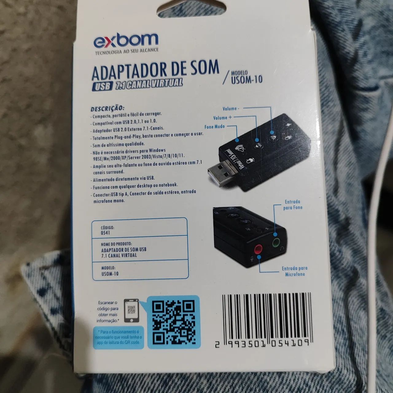 Adaptador de som USB - Foto 2