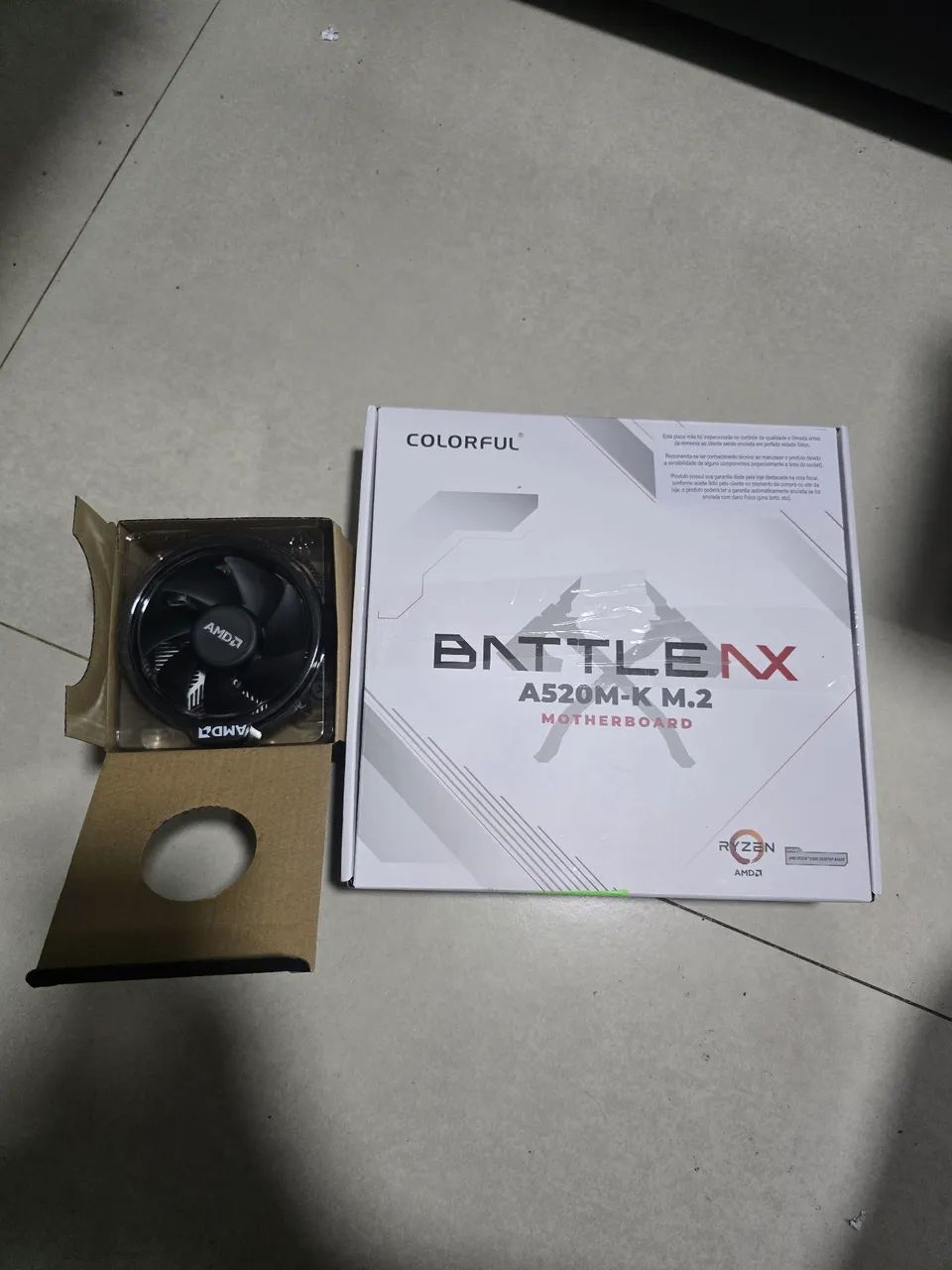 Kit Upgrade Ryzen 5 5600x + Placa mãe A520 (Nunca Usada) + Cooler Box - Foto 2