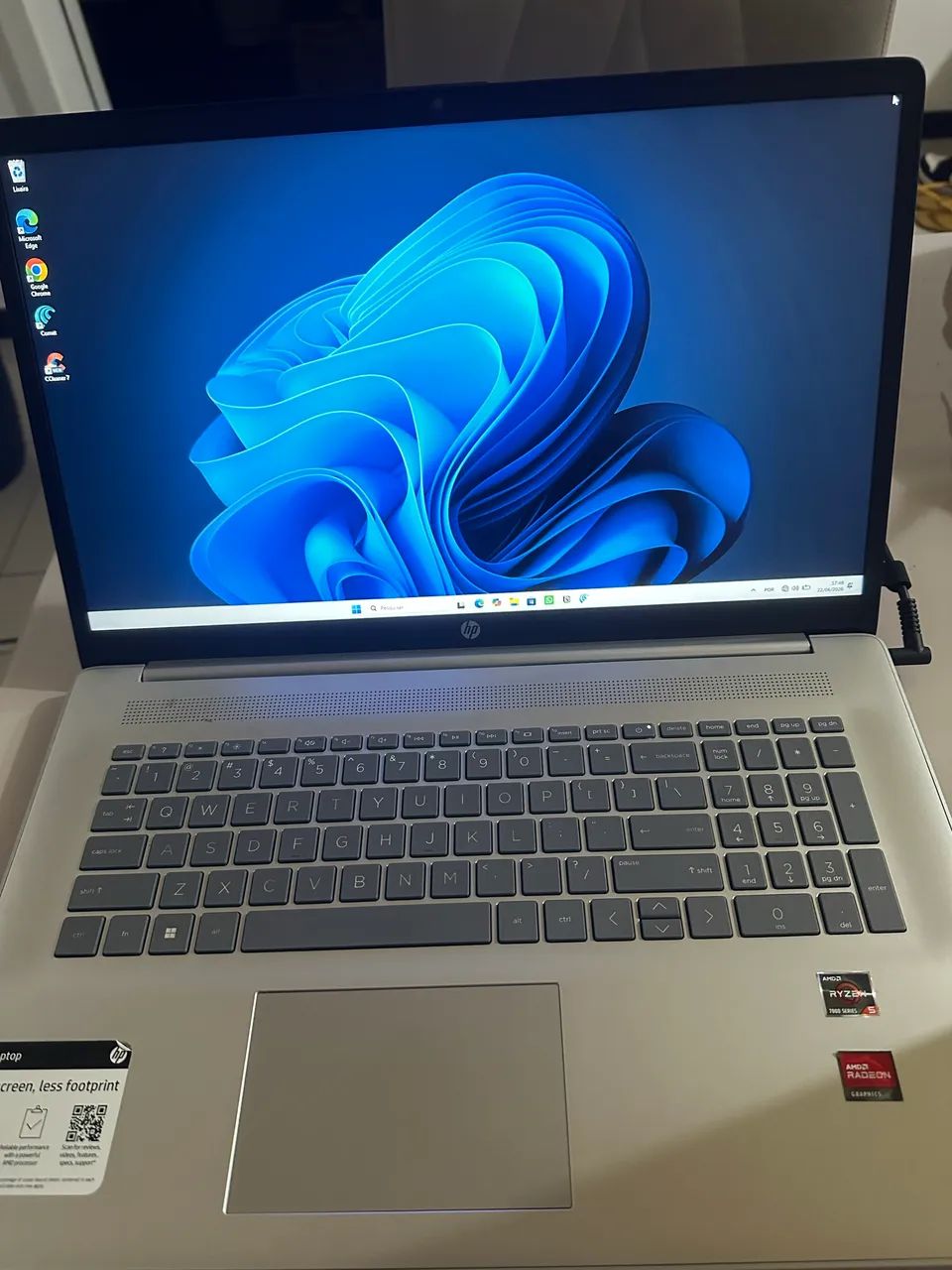 Notebook HP - em excelente estado de conservação