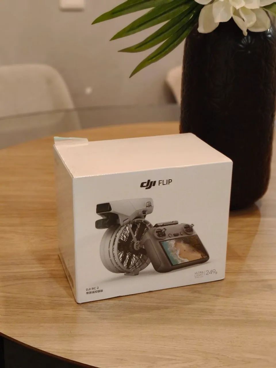 Drone Dji Flip controle com tela novo 