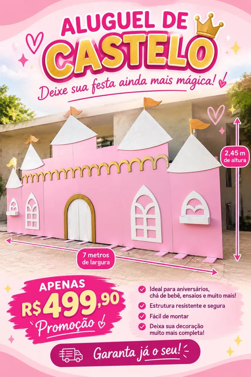 Aluguel de castelo cenográfico  - Foto 4