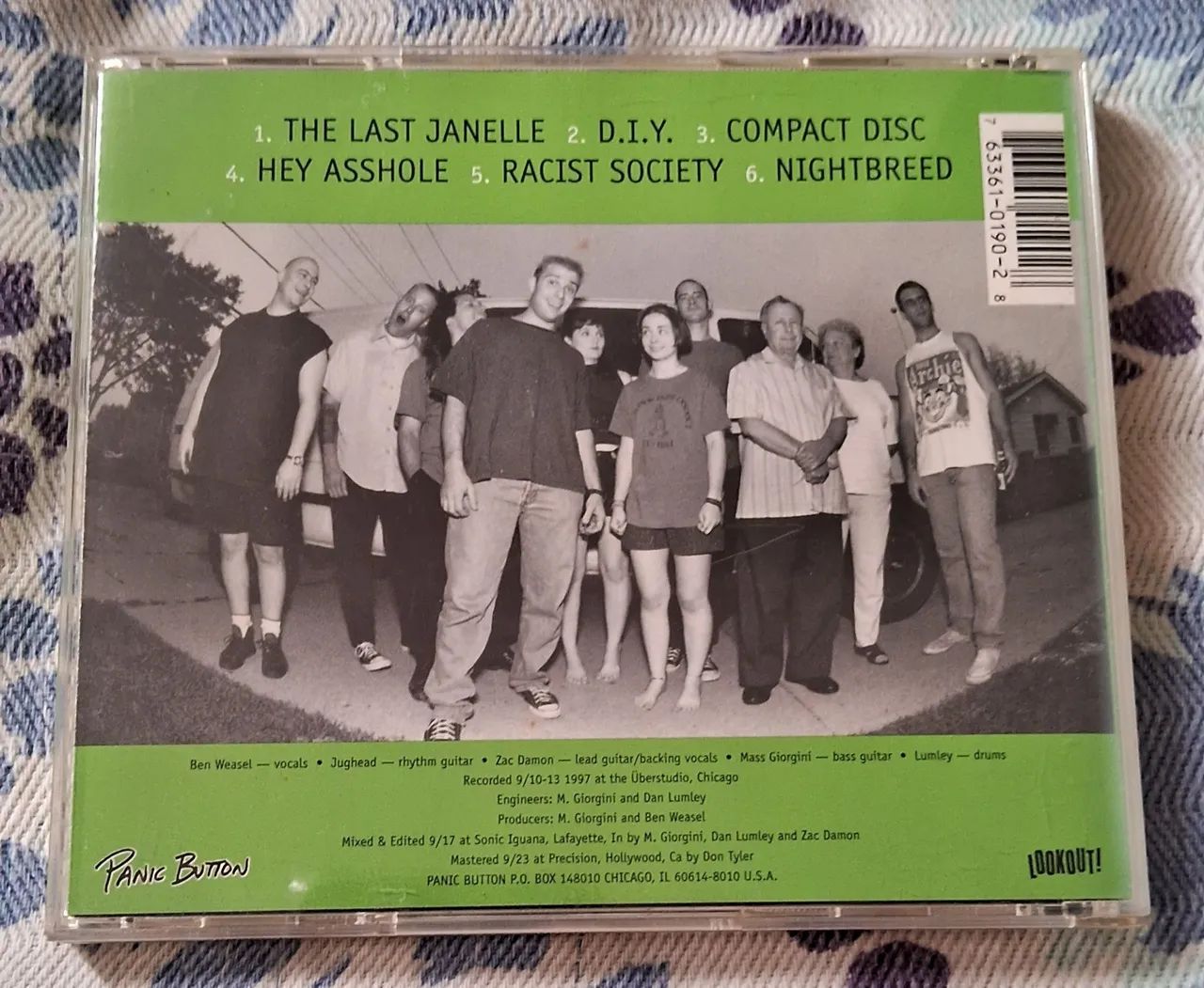 Cd banda screeching weasel hardcore surf skate  - Foto 2