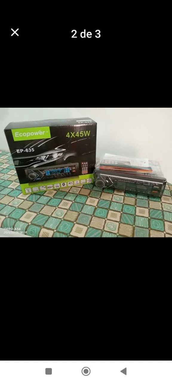 Rádio bluetooth de Ca  - Foto 2