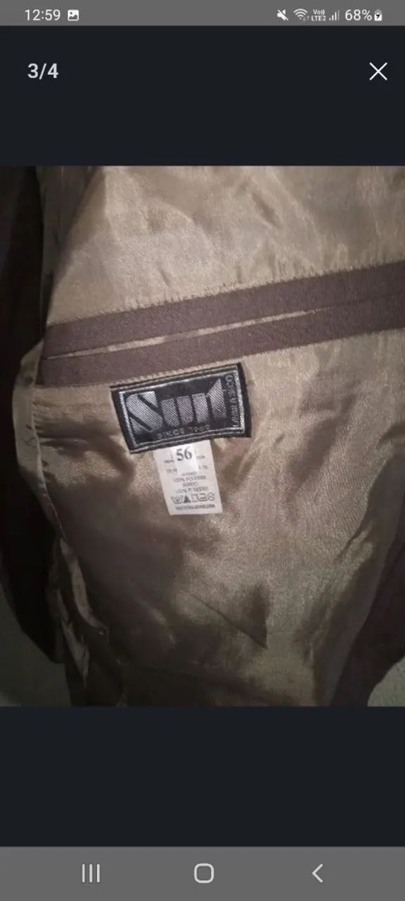 Conj Terno 56 grife Suit luxo - Foto 3