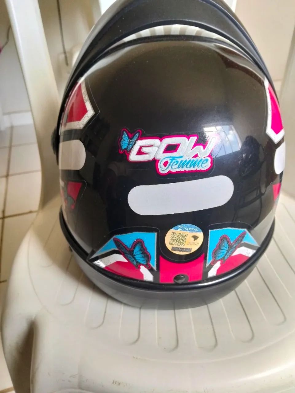 CAPACETE FEMININO AUTOMÁTICO NOVO DA GOW - Foto 4