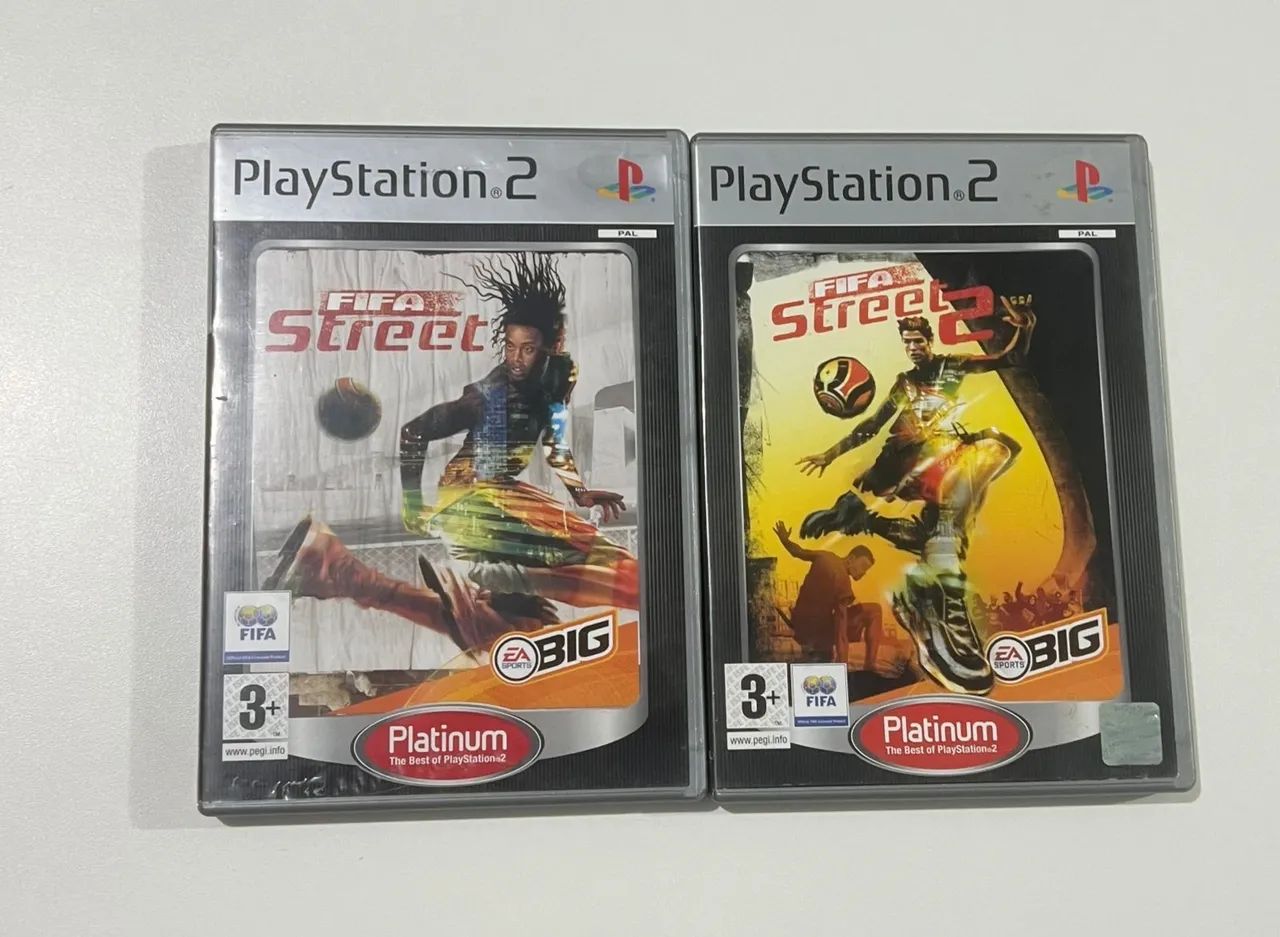 FIFA street 1 e 2 ps2