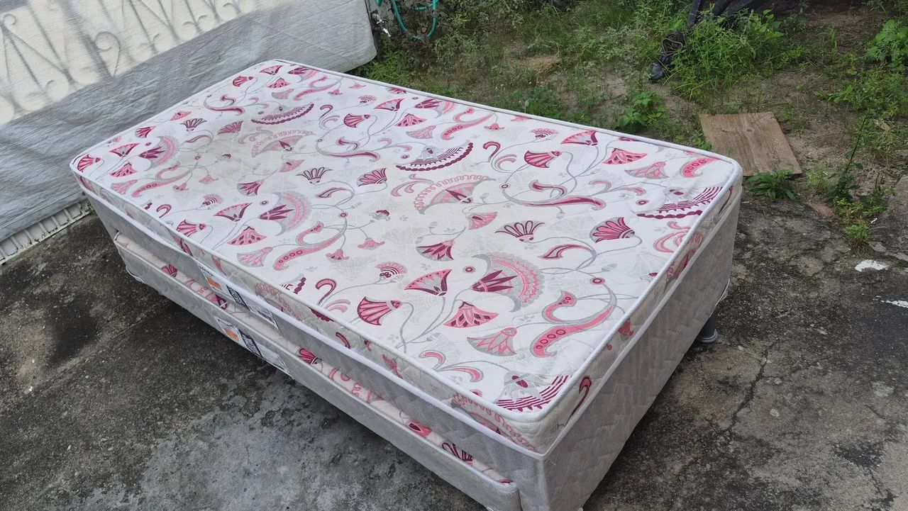 Cama Bibox Solteirão Colchão Box Conjugado  - Foto 2