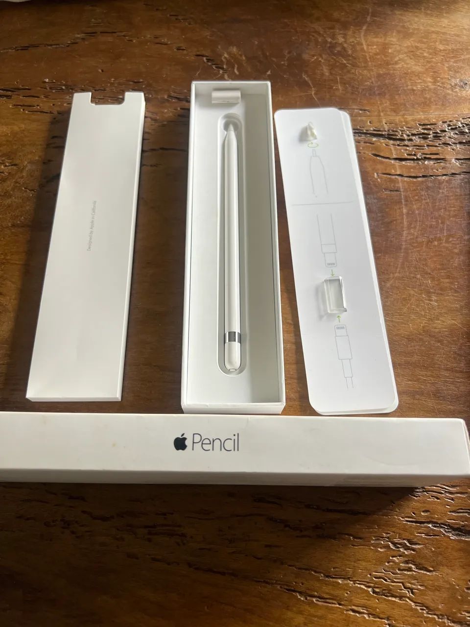 Apple Pencil 1ª Geração (Original) - Com Caixa e Adaptador - Foto 3