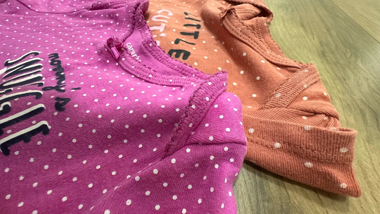 Kit com 2 Bodies Carter?s - 6 meses  - Foto 3