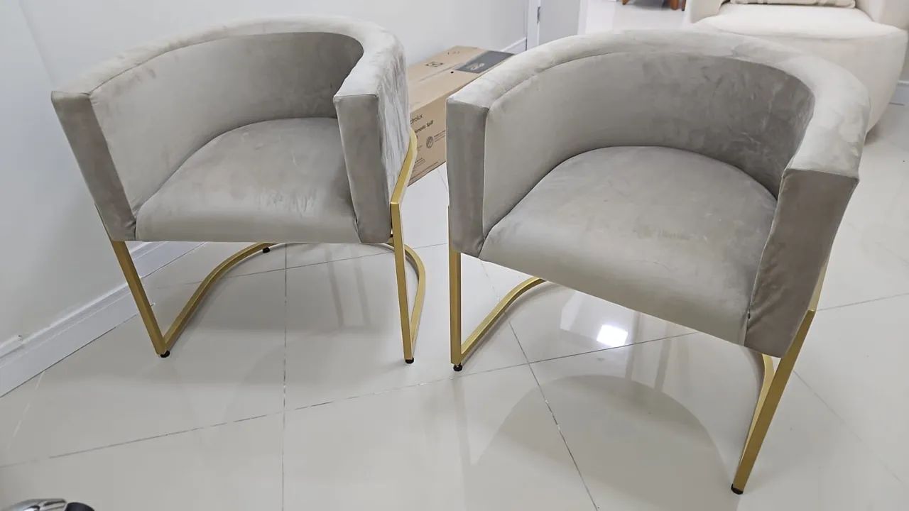 Kit 2 Poltronas Luxo 